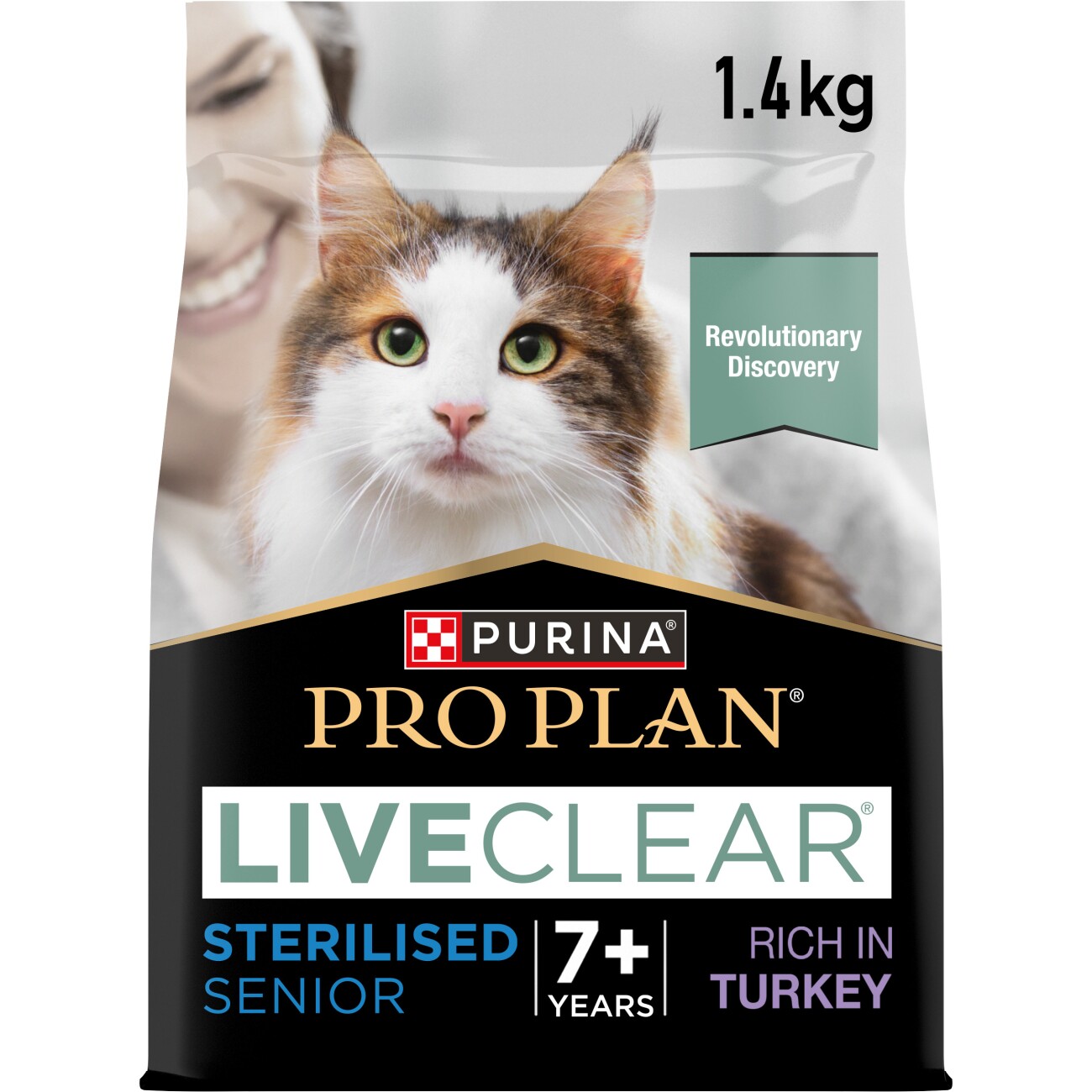 PRO PLAN Liveclear Sterilised Senior 7+ Truthahn 1,4 kg