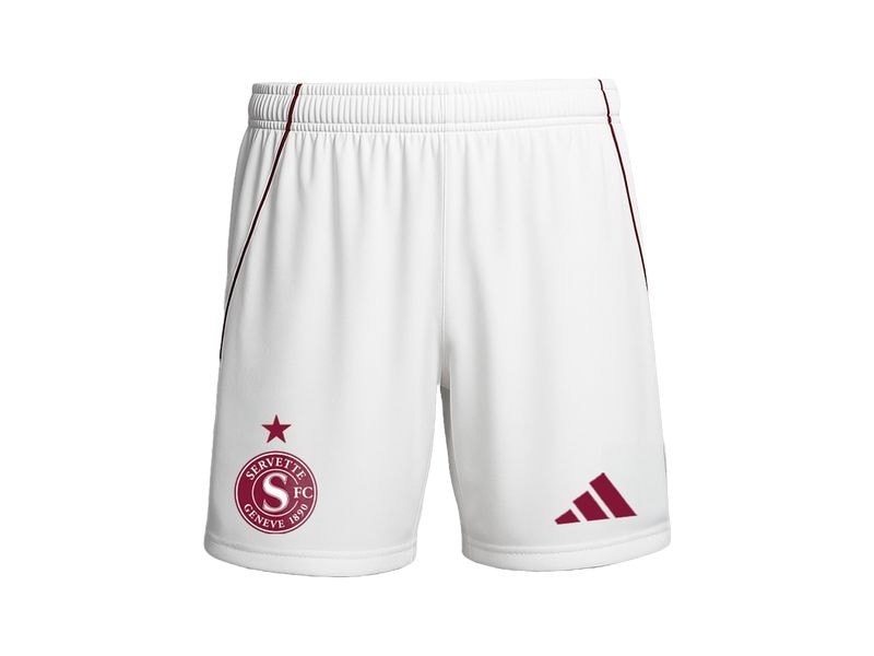 Servette FC Shorts Away 25/26 Weiss, M Auswärtsshorts des Servette FC für die Saison 2025/26