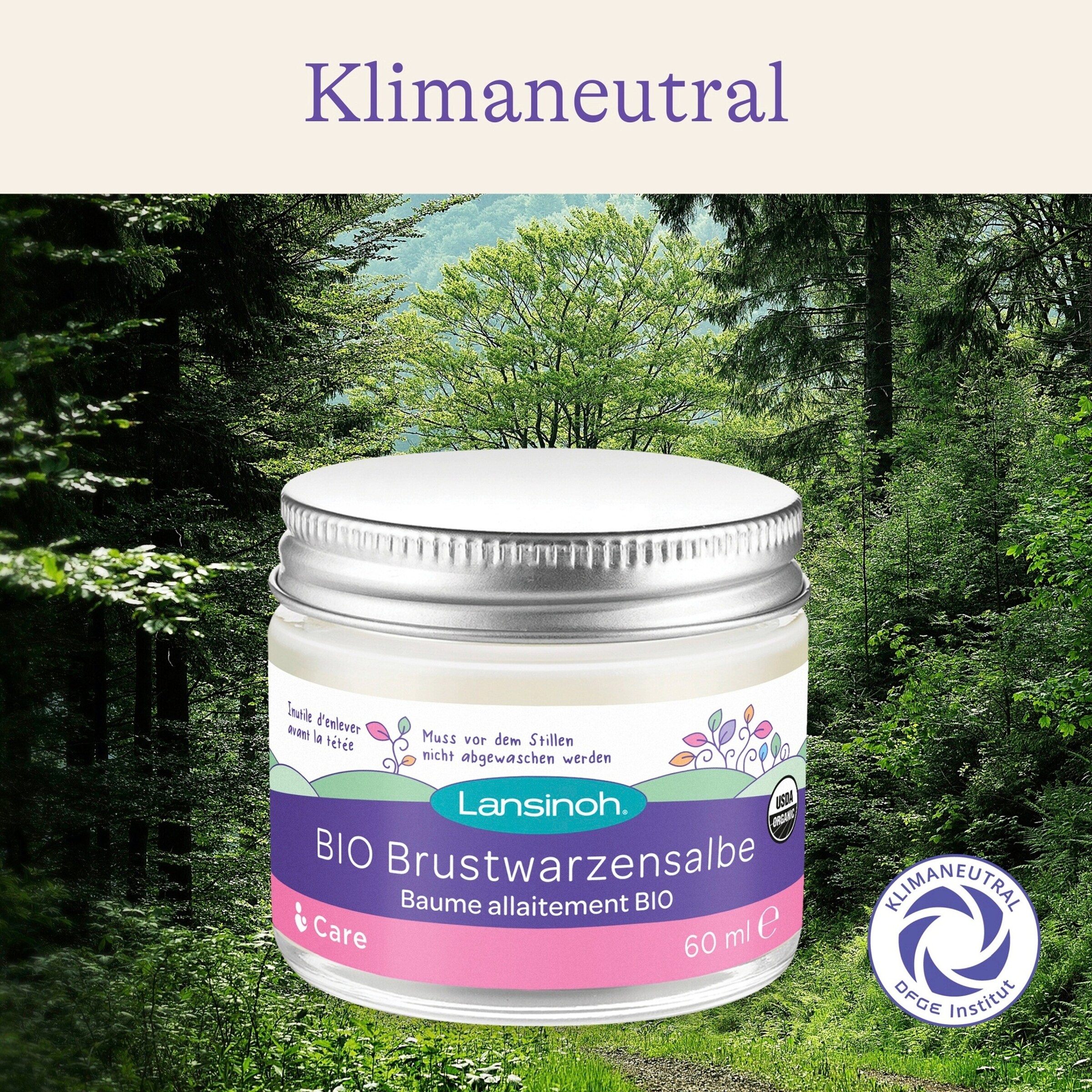 Lansinoh BIO Brustwarzensalbe 60 ml