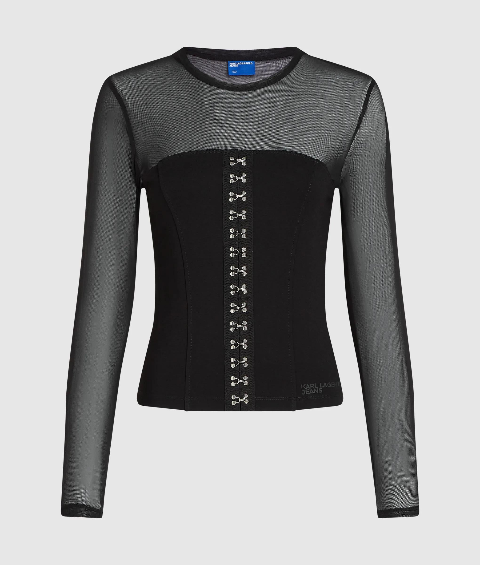 Korsettop van mesh