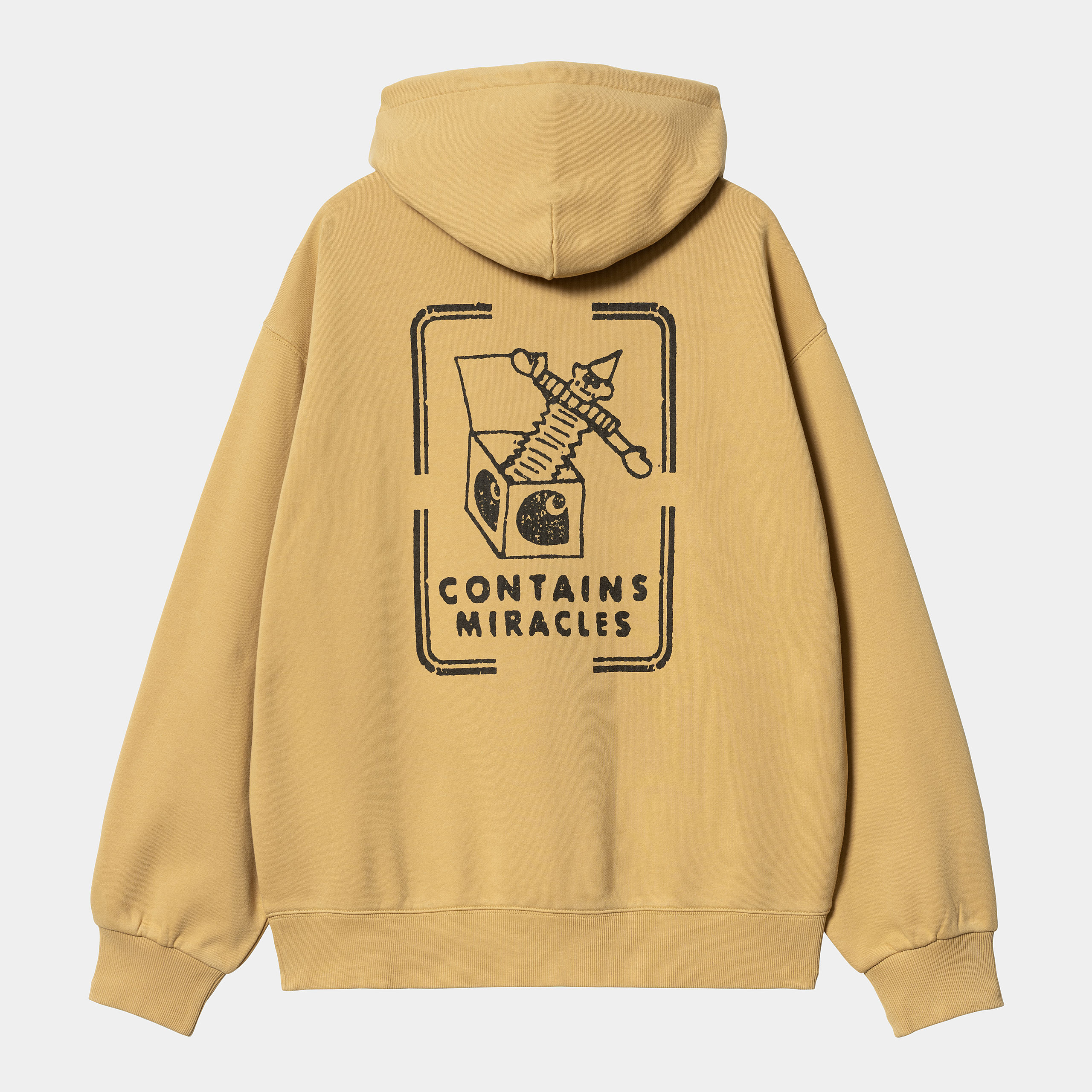 Carhartt WIP Hooded Stamp Sweat Bourbon / Black