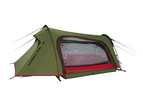 High Peak Sparrow, Camping, Hård ramme, Tunneltelt, 2 person(er), Teltlærred