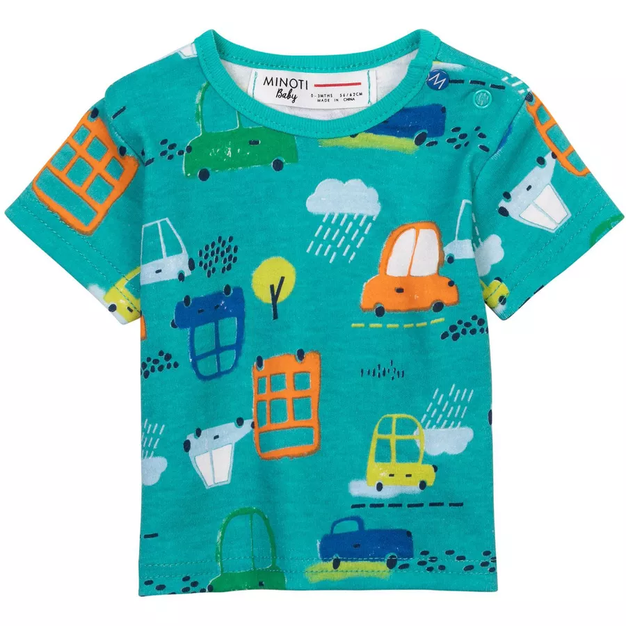 MINOTI 3er-Pack T-Shirts GrauGrünBlau