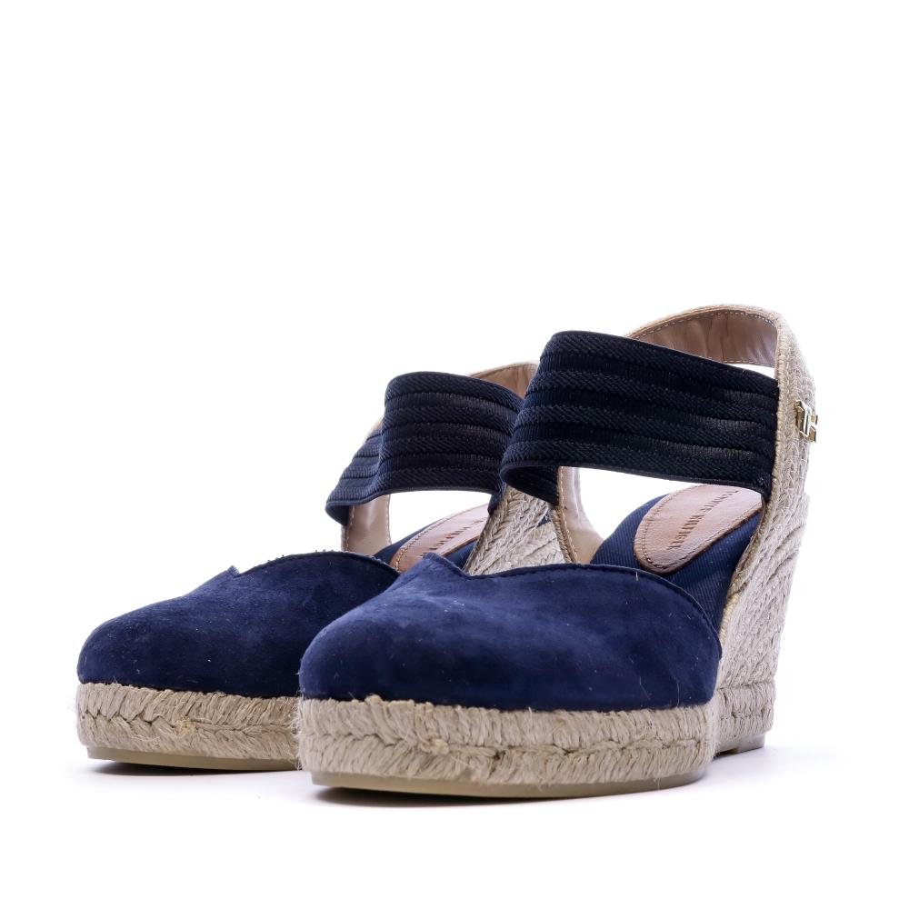 Tommy Hilfiger Sandales à talon en daim bleu femmes Tommy Hilfiger