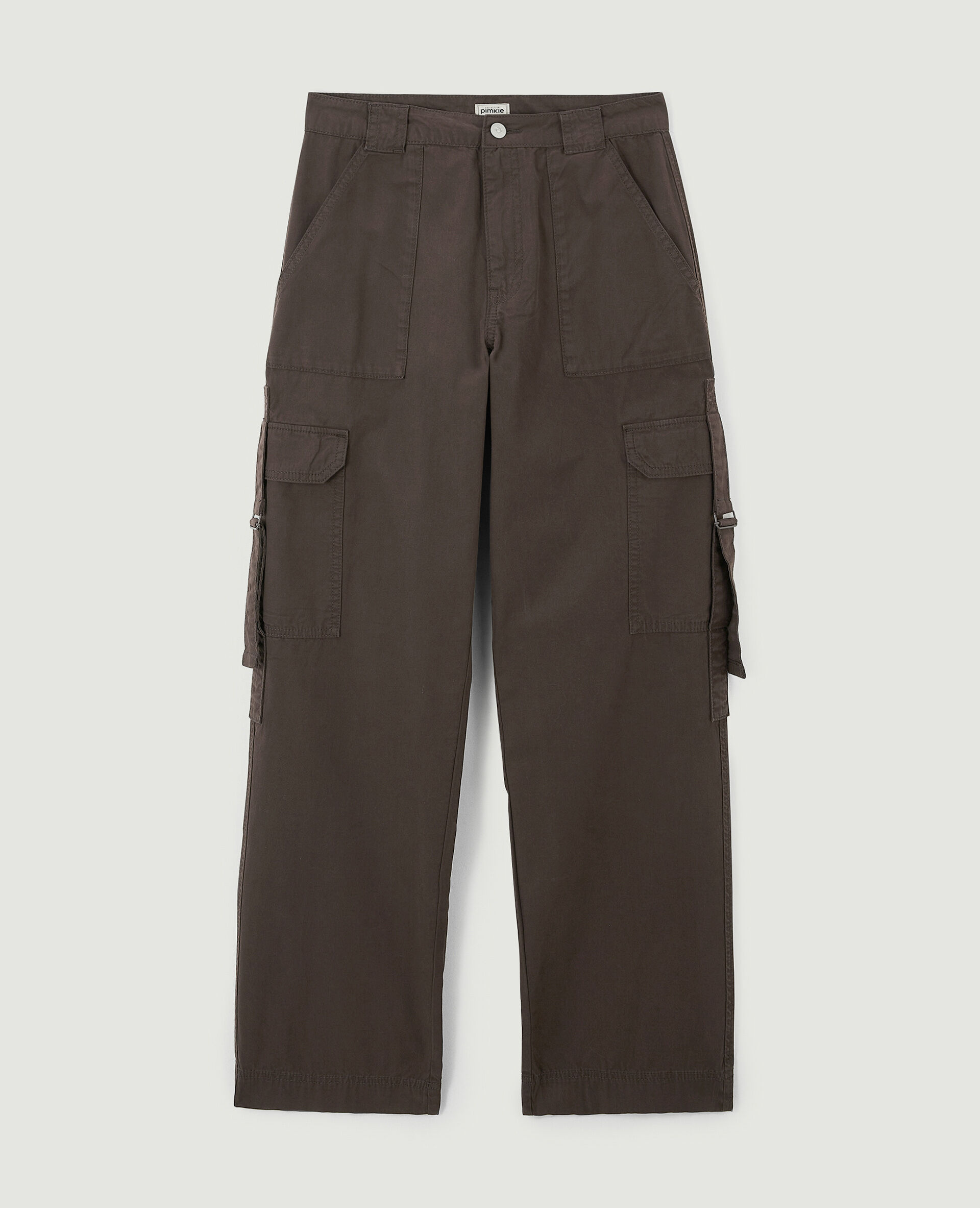 Pantalon cargo avec sangles - Marron