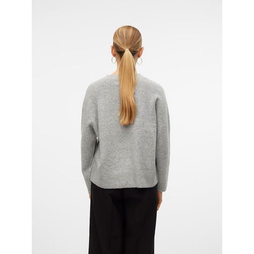 Vero Moda Boom Cardigan, Light Grey Melange, M