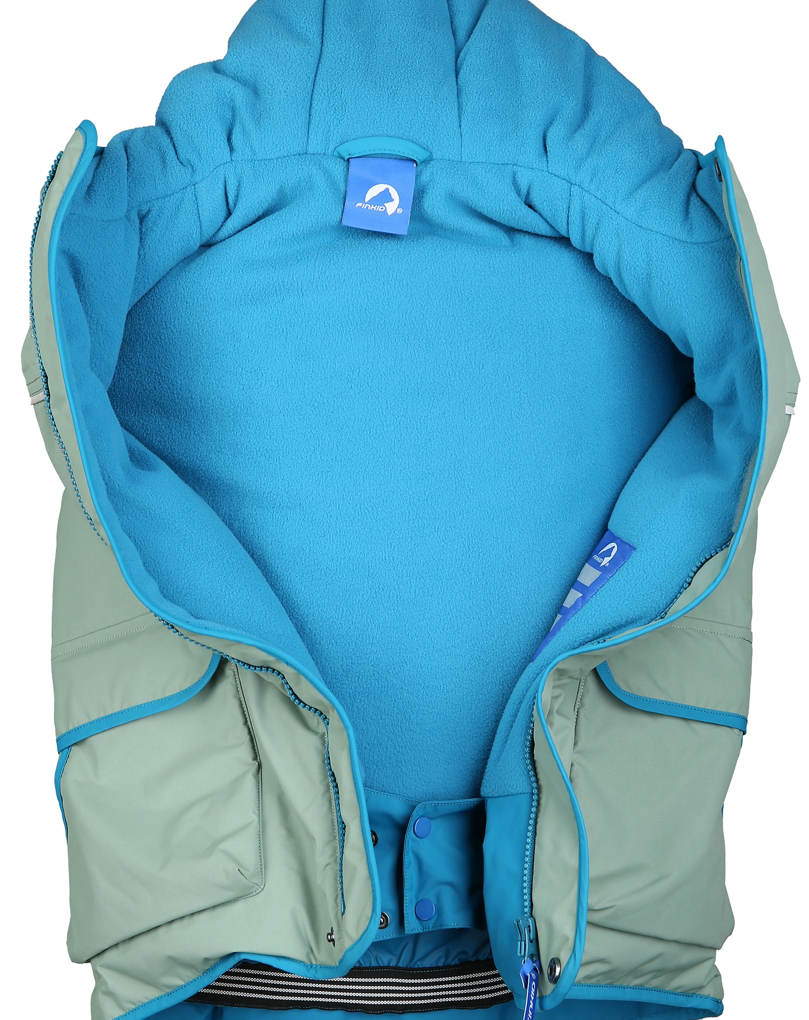 Winterparka TALVI SPORT mit Schneefang in green bay/mosaic