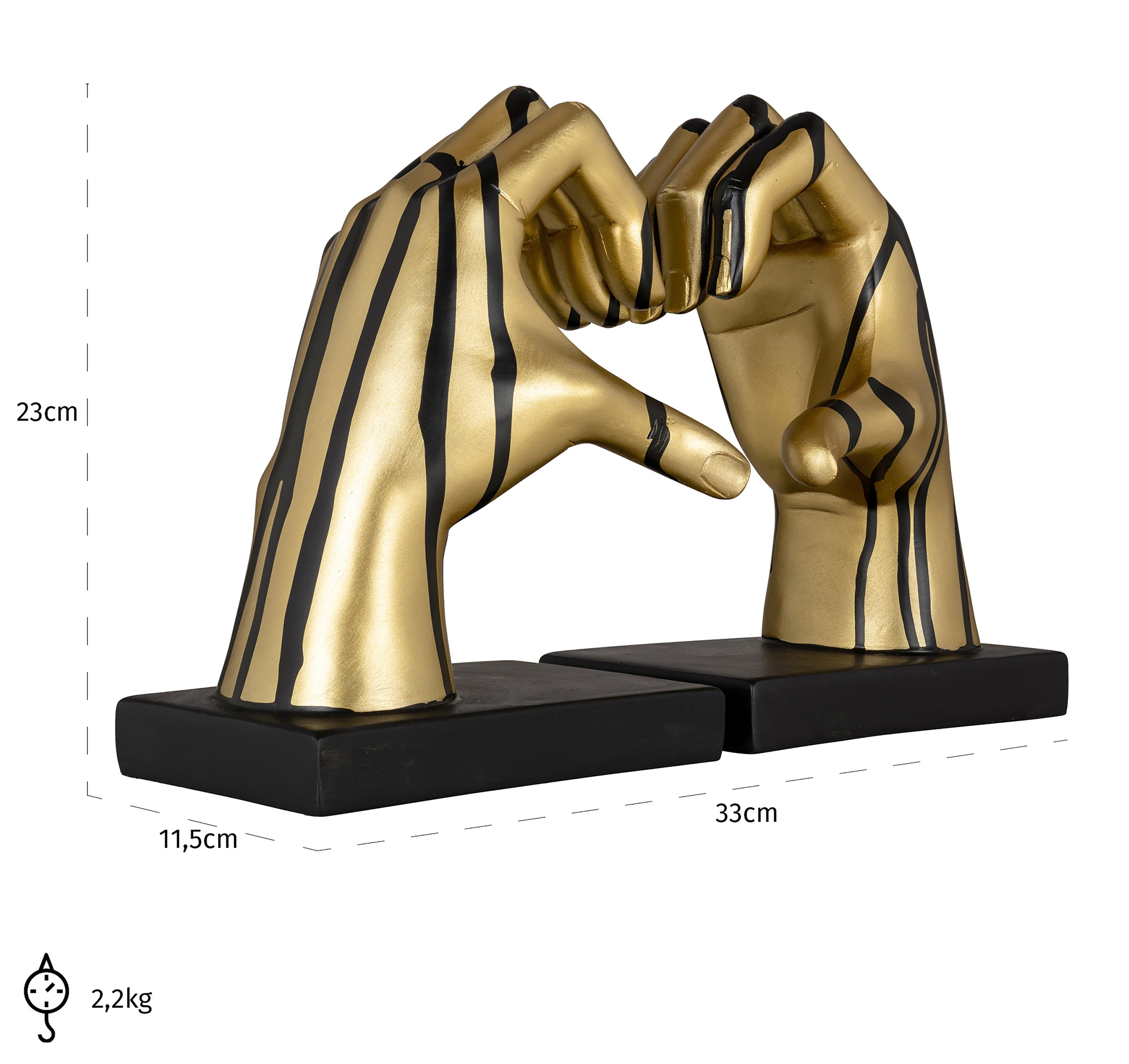 Boekenstandaard 211349 Love B33 x D11.5 x H23 cm