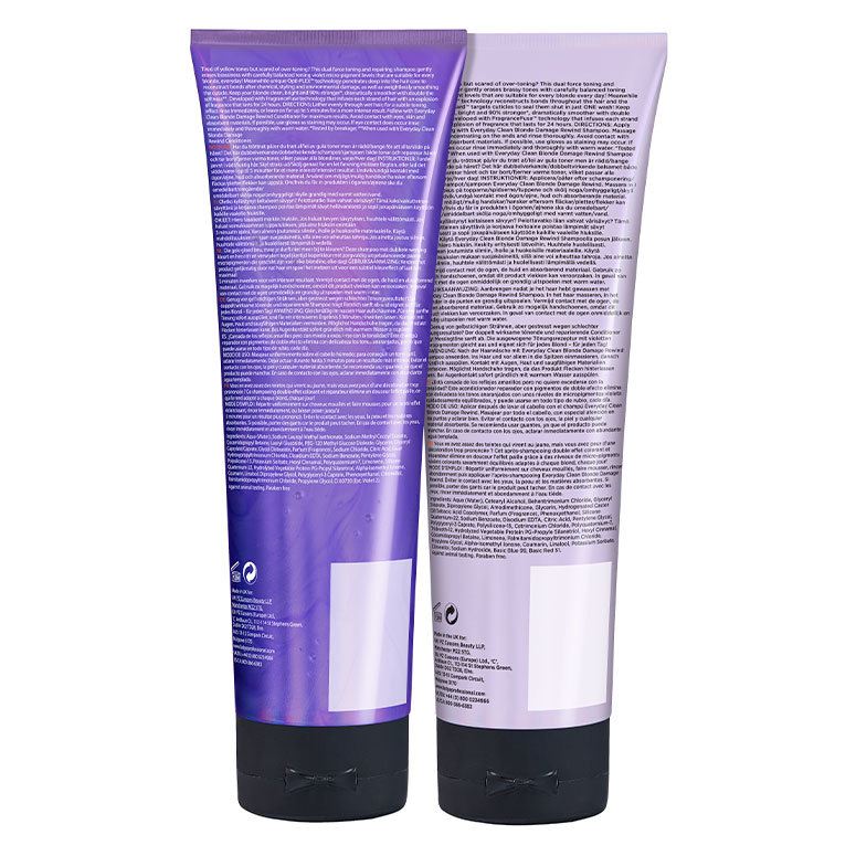 Fudge Everyday Clean Blonde Damage Rewind Violet Toning Duo 2x250ml