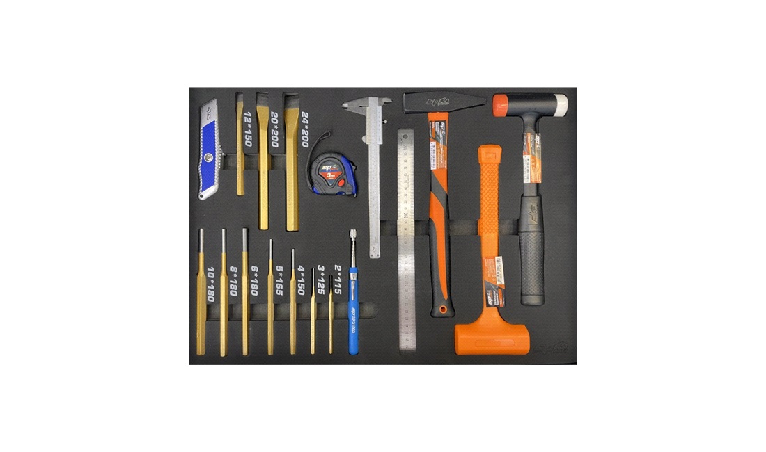 Indlæg værkstedsvogn 19 dele - SP Tools