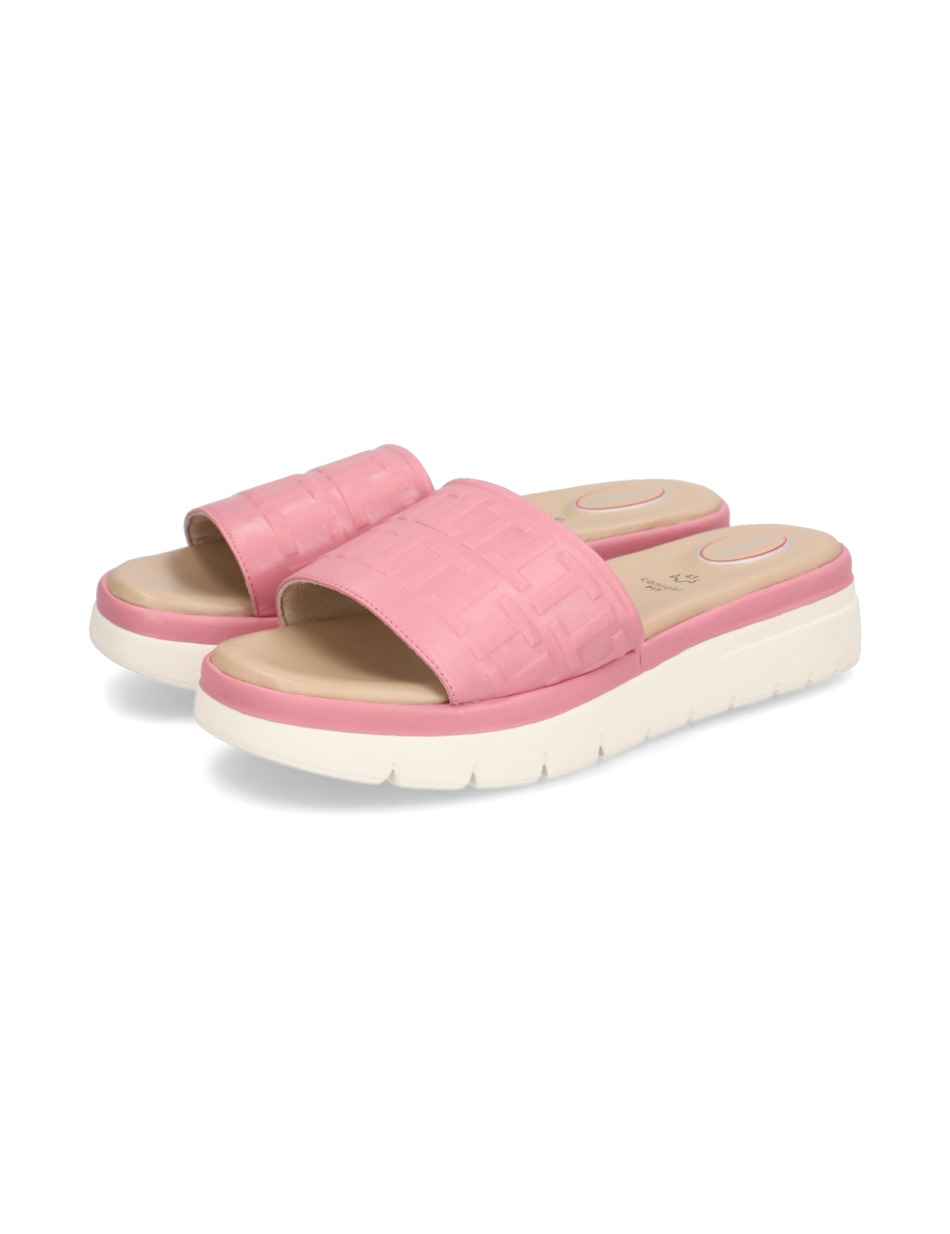 Glattleder Pantoffel