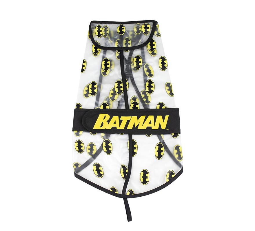 Capa de chuva ajustável para cães do Batman
