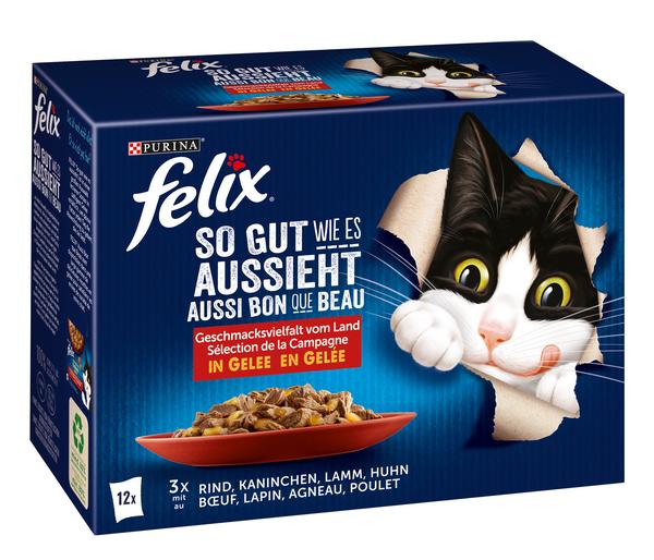 PURINA felix® Nassfutter für Katzen So gut