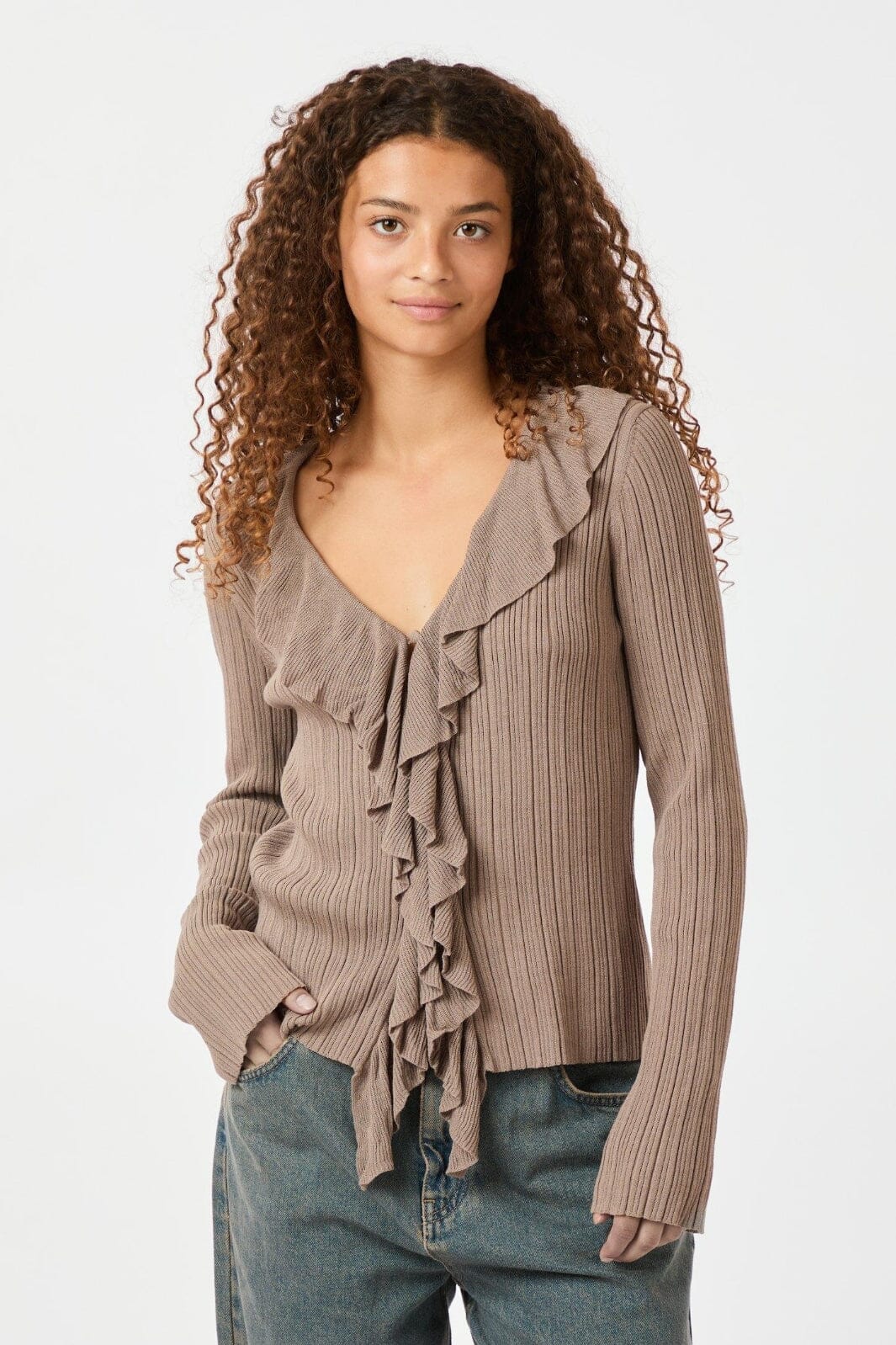Neo Noir Sahni Knit Blouse 162831