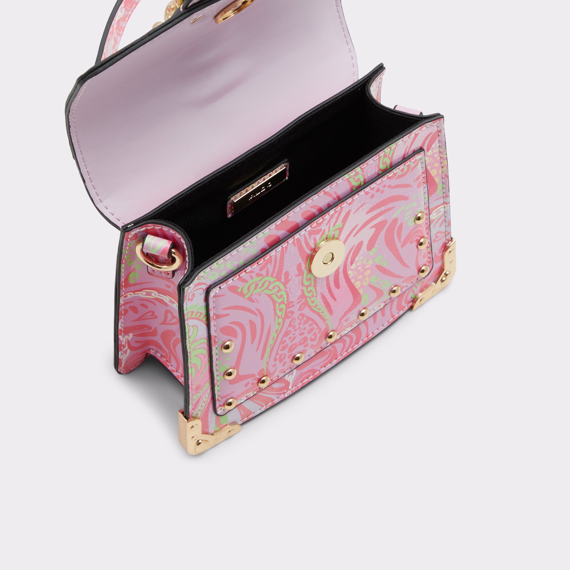 Minibaro Purple Women Top Handle Bags