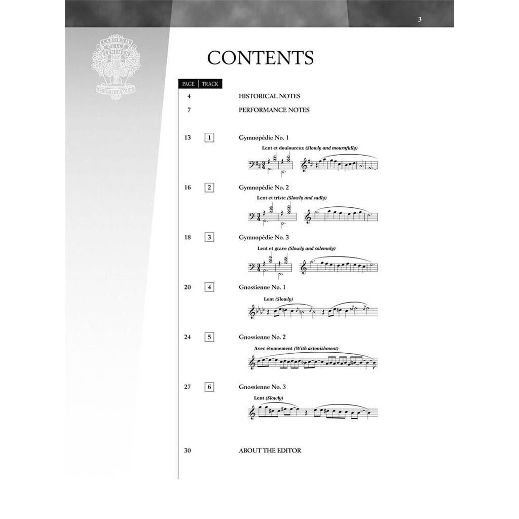 Hal Leonard Satie - Gymnopedies and Gnossiennes 6 stukken voor piano met online audio
