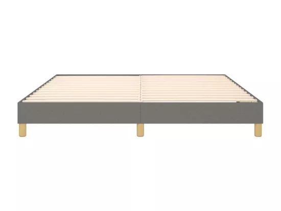 Sommier à lattes de lit Gris foncé 180x200 cm Tissu