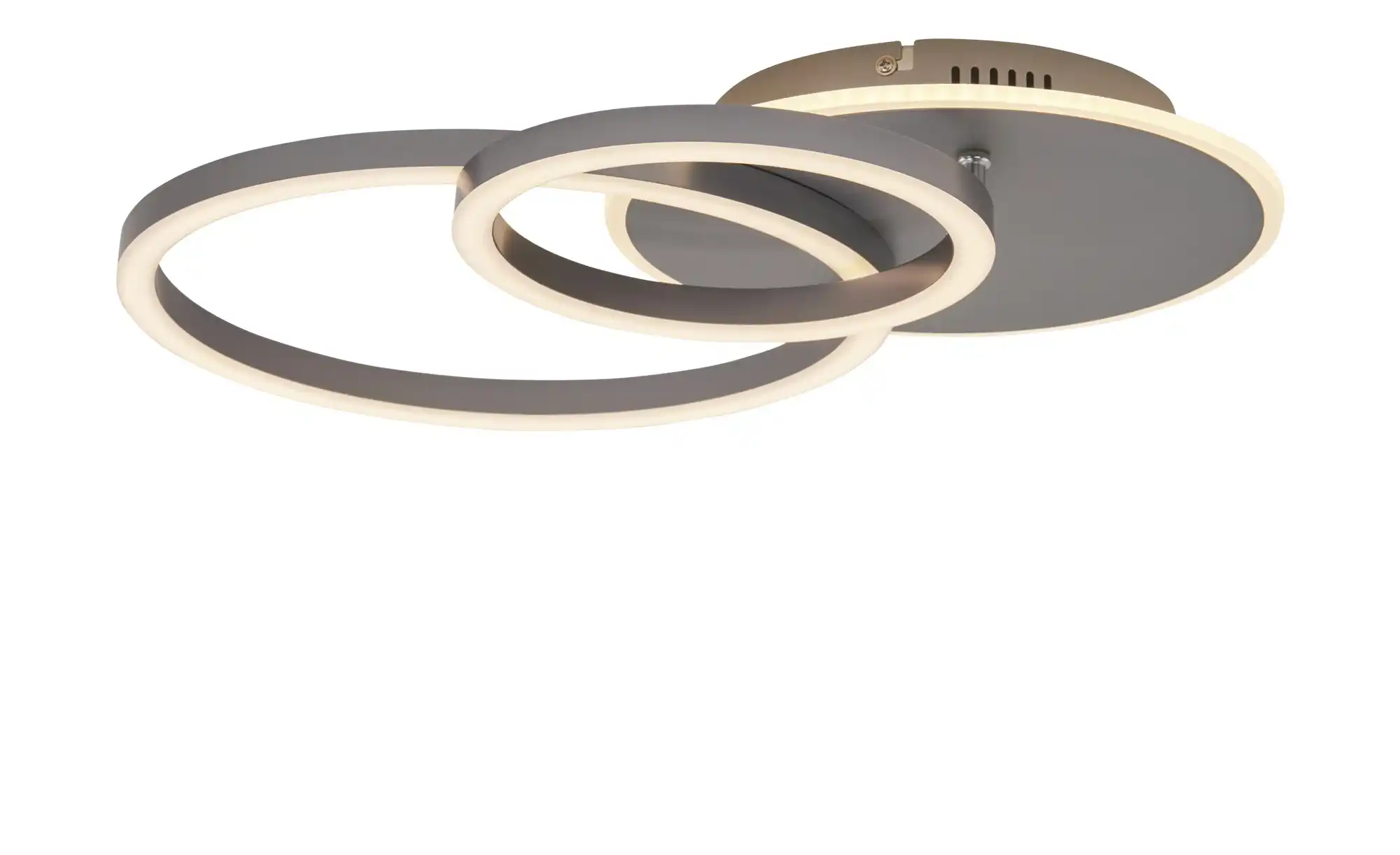 KHG LED-Deckenleuchte,3-flammig, geometrisch, anthrazit