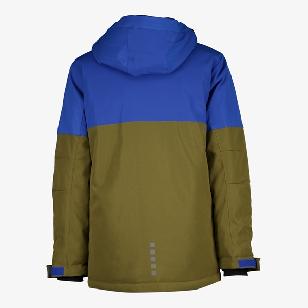 Mountain Peak jongens outdoor jas groen/blauw