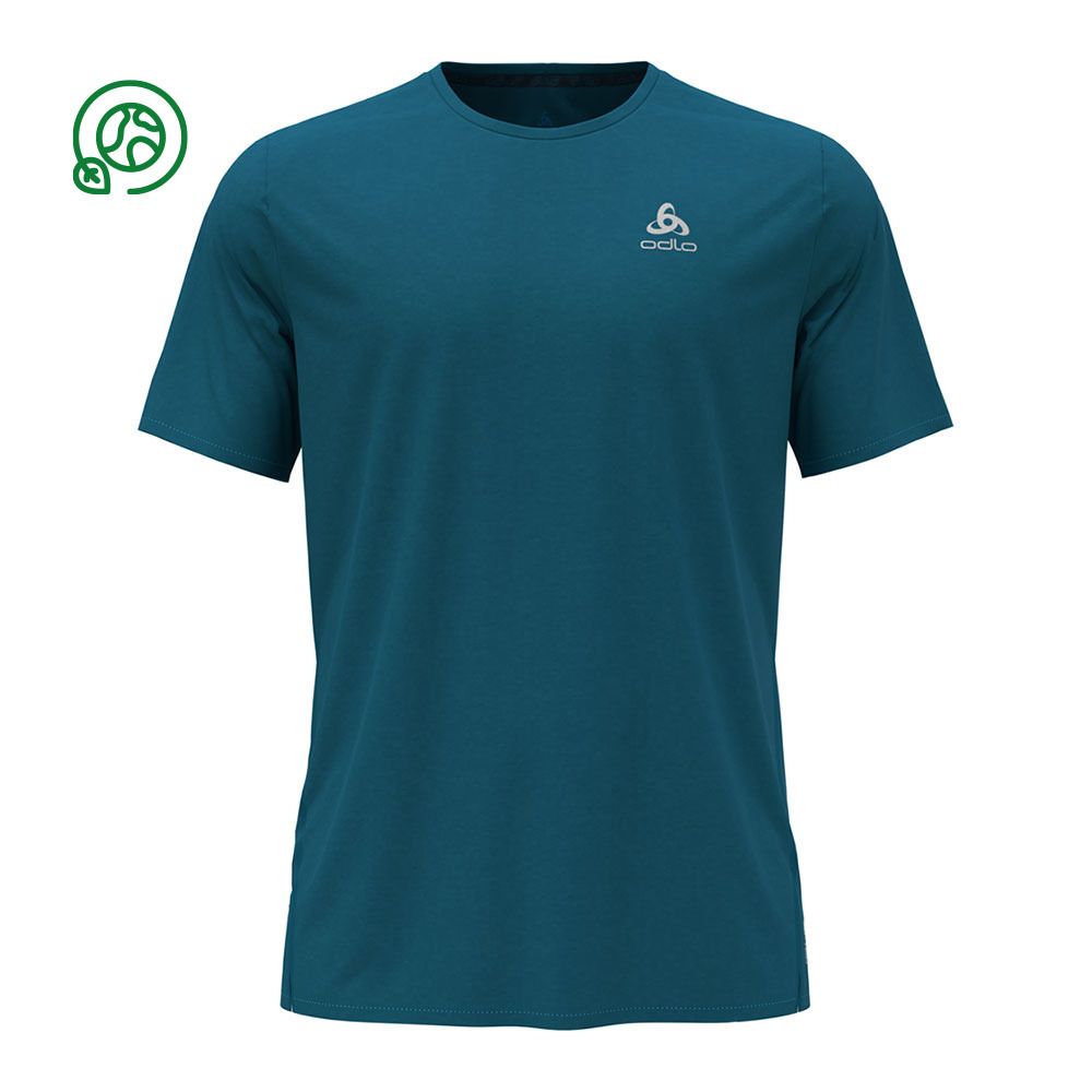 Odlo ZEROWEIGHT CHILL-TEC - Maillot Homme saxony blue