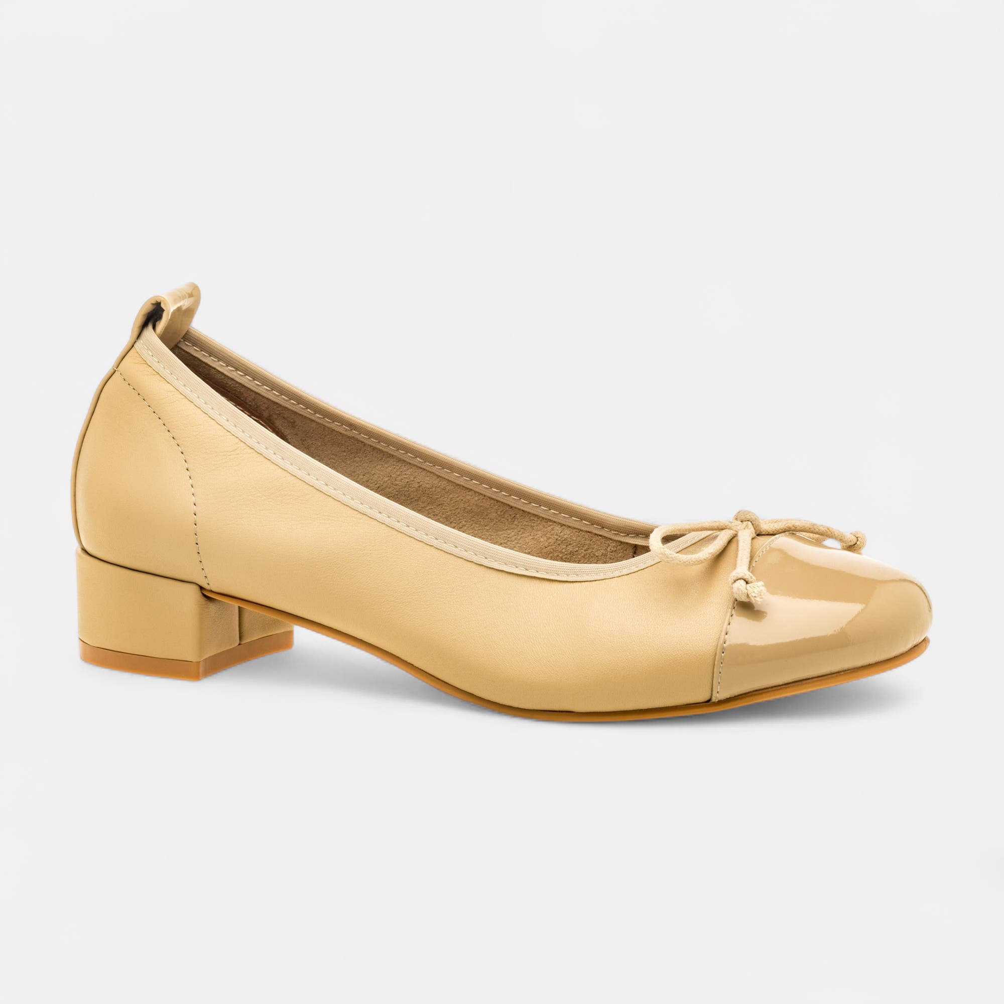 Escarpins Femme en cuir beige