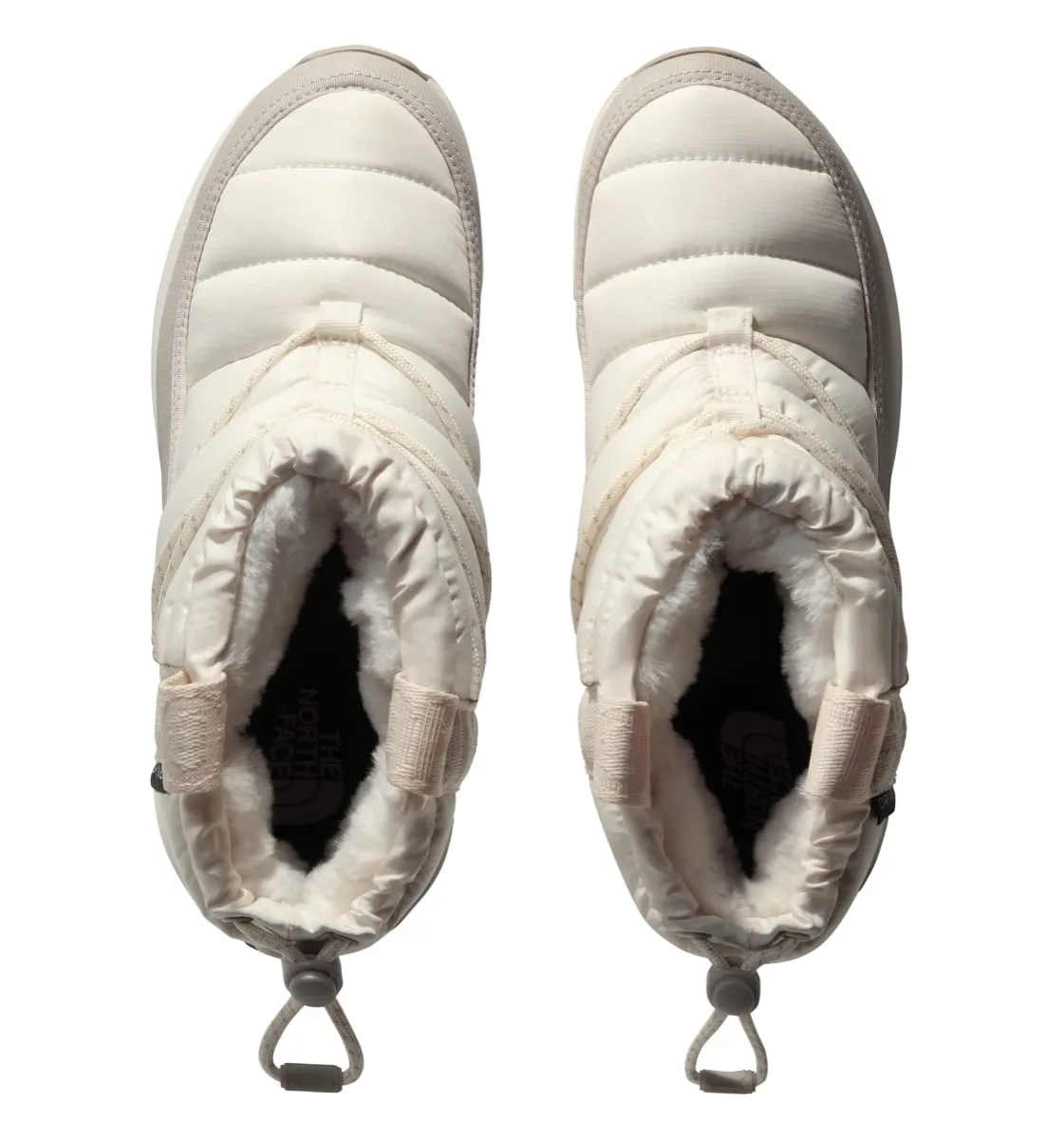 The North Face Women's Thermoball Lace Up Waterproof Gardenia White/Silver Grey