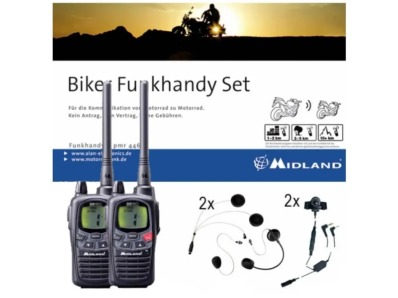 Midland G9 Pro Biker C923.S1 PMR-walkie-talkie