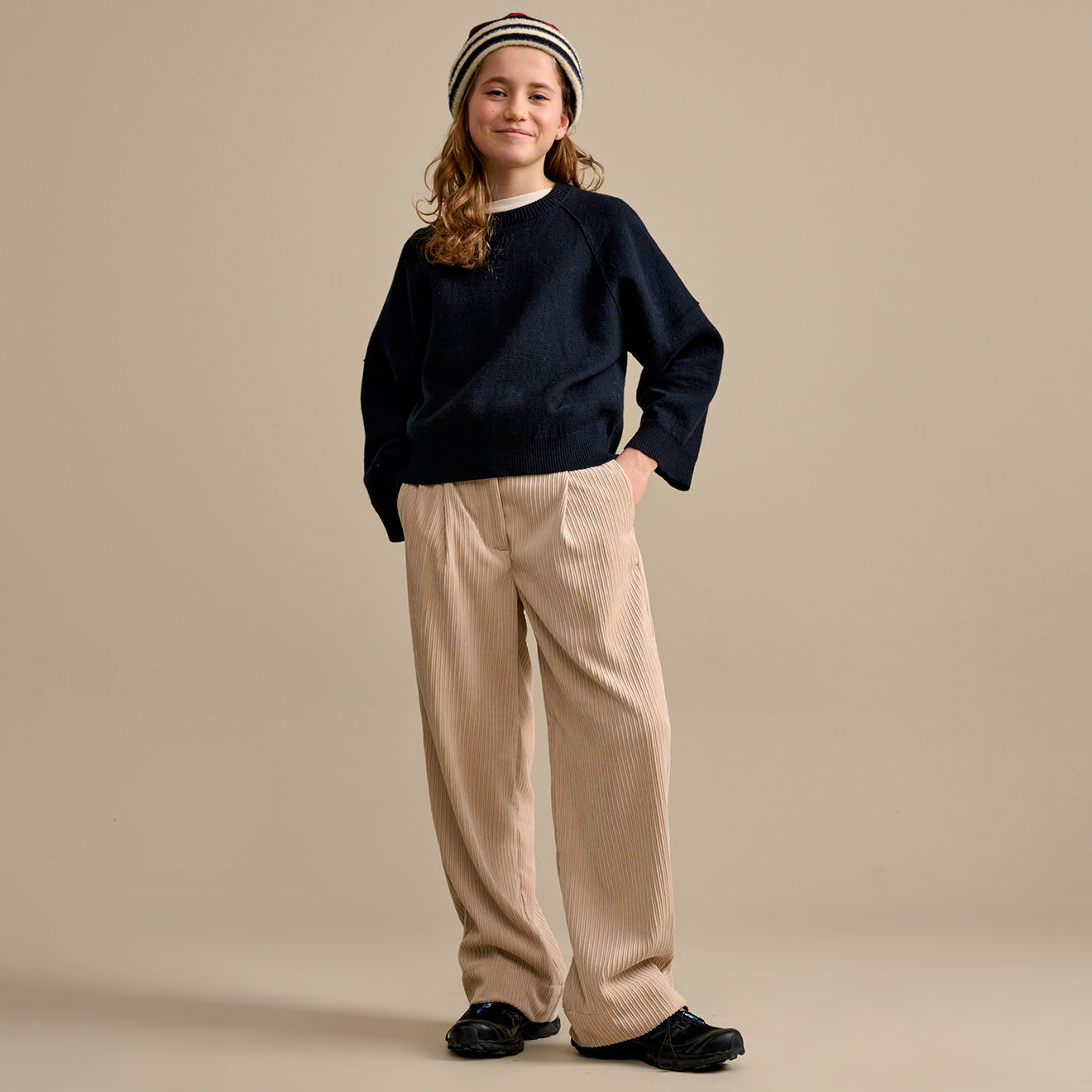Bellerose Pull sweat en Coton & Laine mélangés Goumca marine