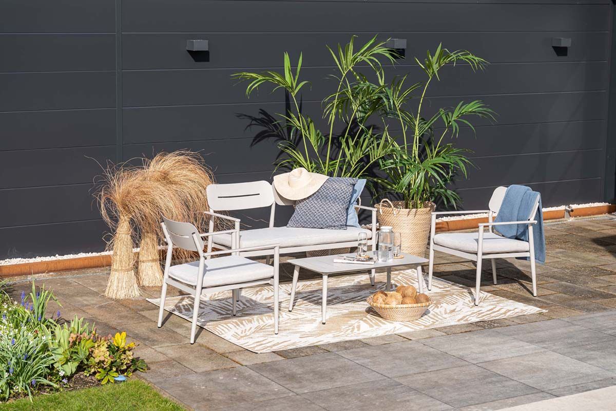 Garden Impressions Morella 4-delige loungeset - taupe