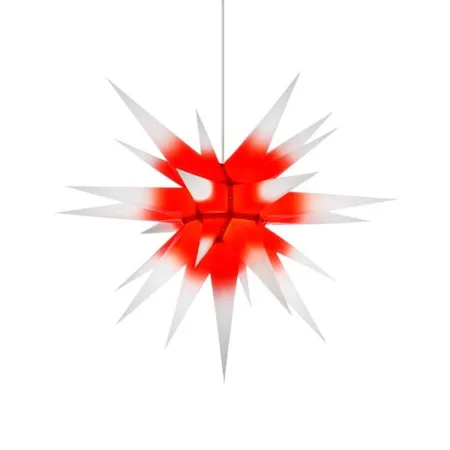 Herrnhuter Innenstern i7 weiß/roter Kern, 70cm, ohne Kabel