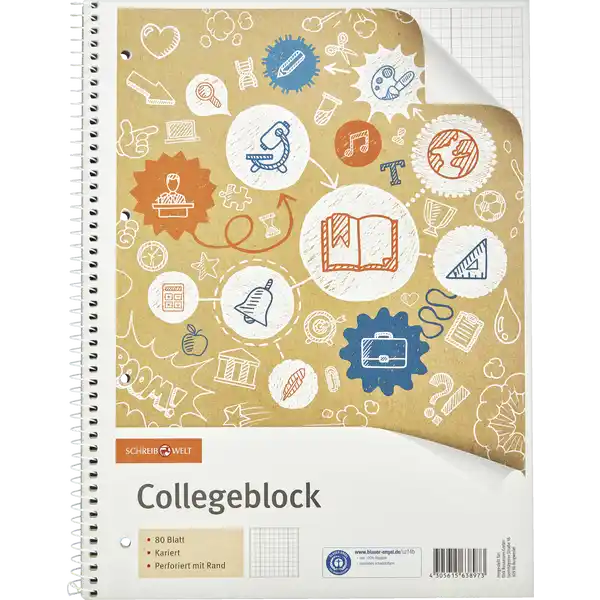 Collegeblock A4