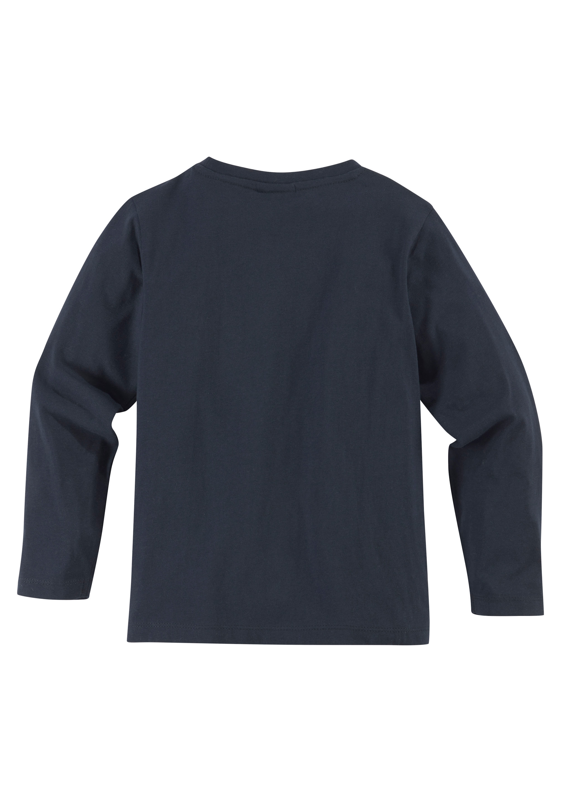 KIDSWORLD Langarmshirt »CURIOUS DINO«, Langarm,  Basic-Passform,  peppiger Druck