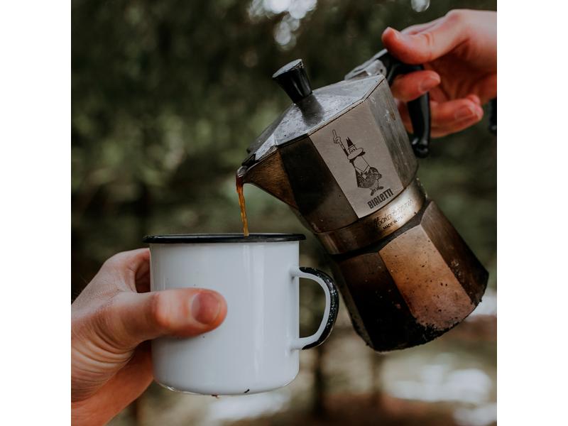Bialetti Espressokocher Moka Express 6 Tassen, Silber Italienische Espressokanne – ein Design-Klassiker