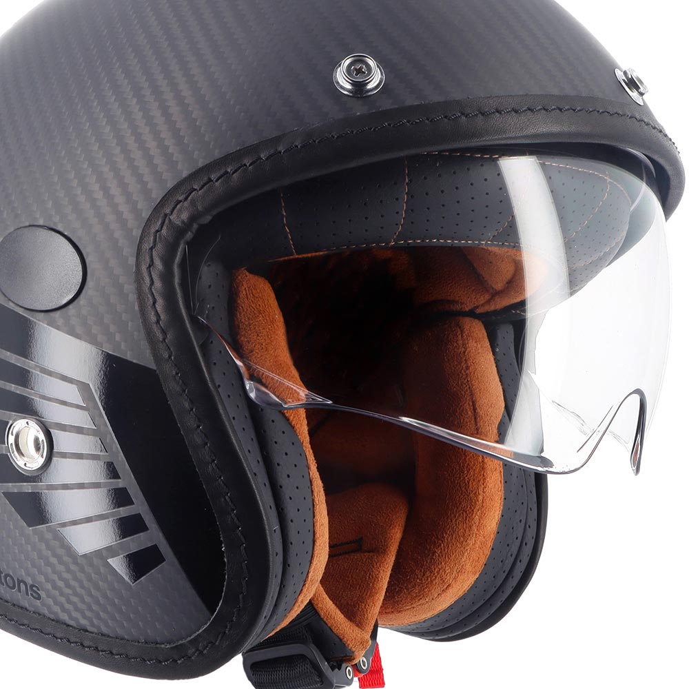Helstons - Casque Wings Carbone Noir
