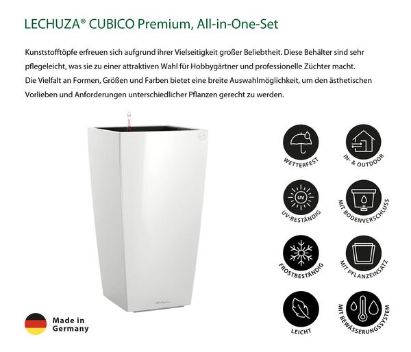 LECHUZA® CUBICO Premium, All-in-One-Set