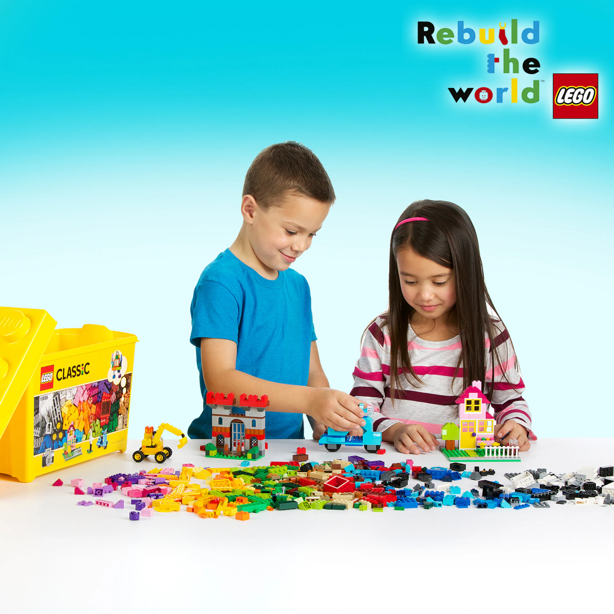 LEGO Konstruktionsspielzeug Classic Große Bausteine-Box