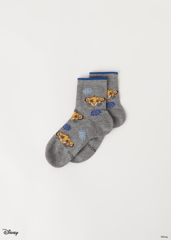 Meias curtas estampadas infantis