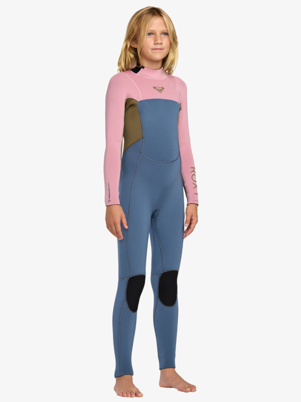 3/2mm Prologue+ Combinaison de surf back zip Gris Fille 8-16 ans