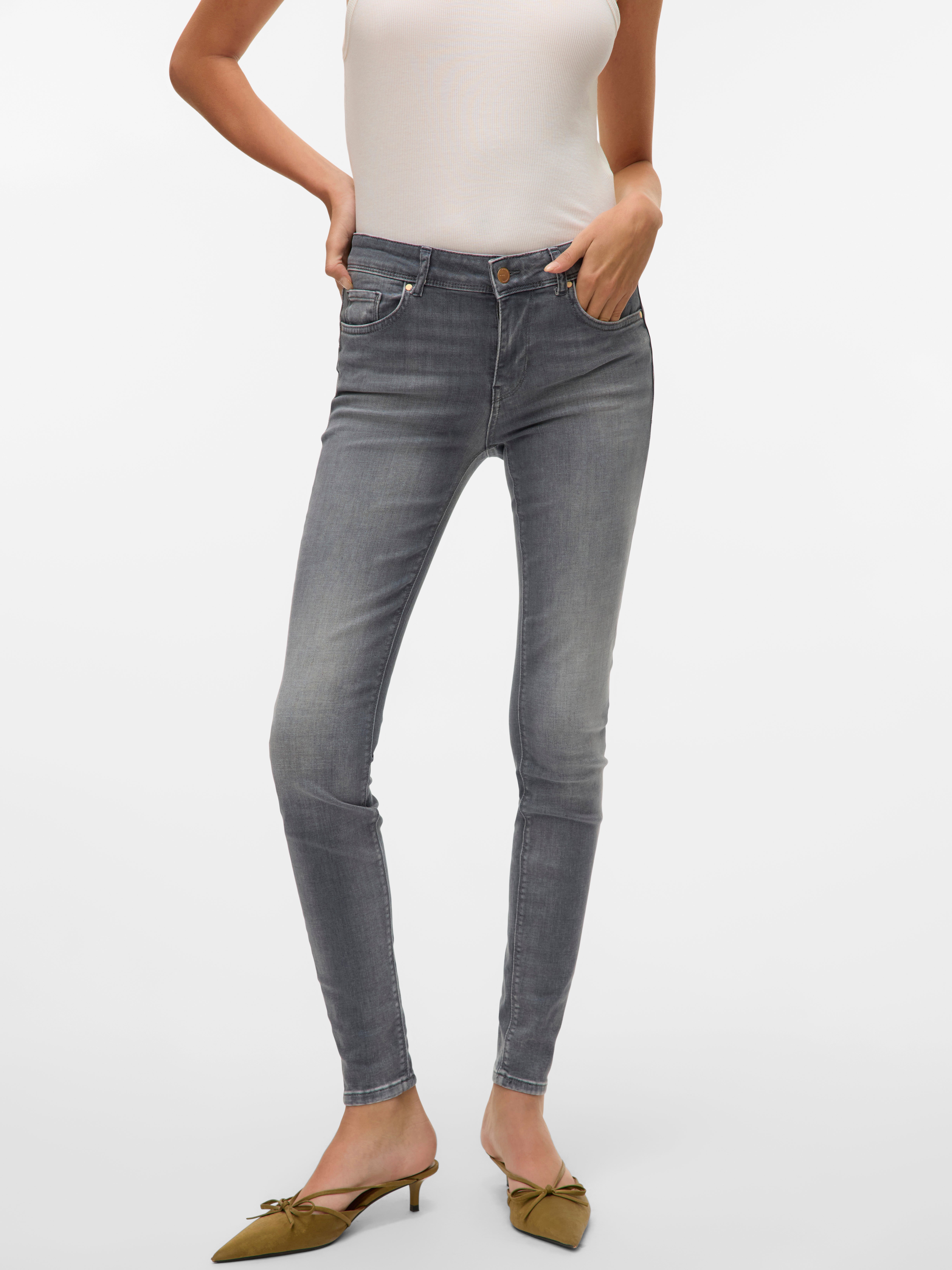 VMLUX Mid rise Slim fit Jeans