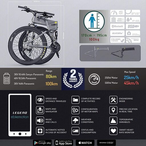 Bicicleta Eléctrica De Montaña Etna 500w