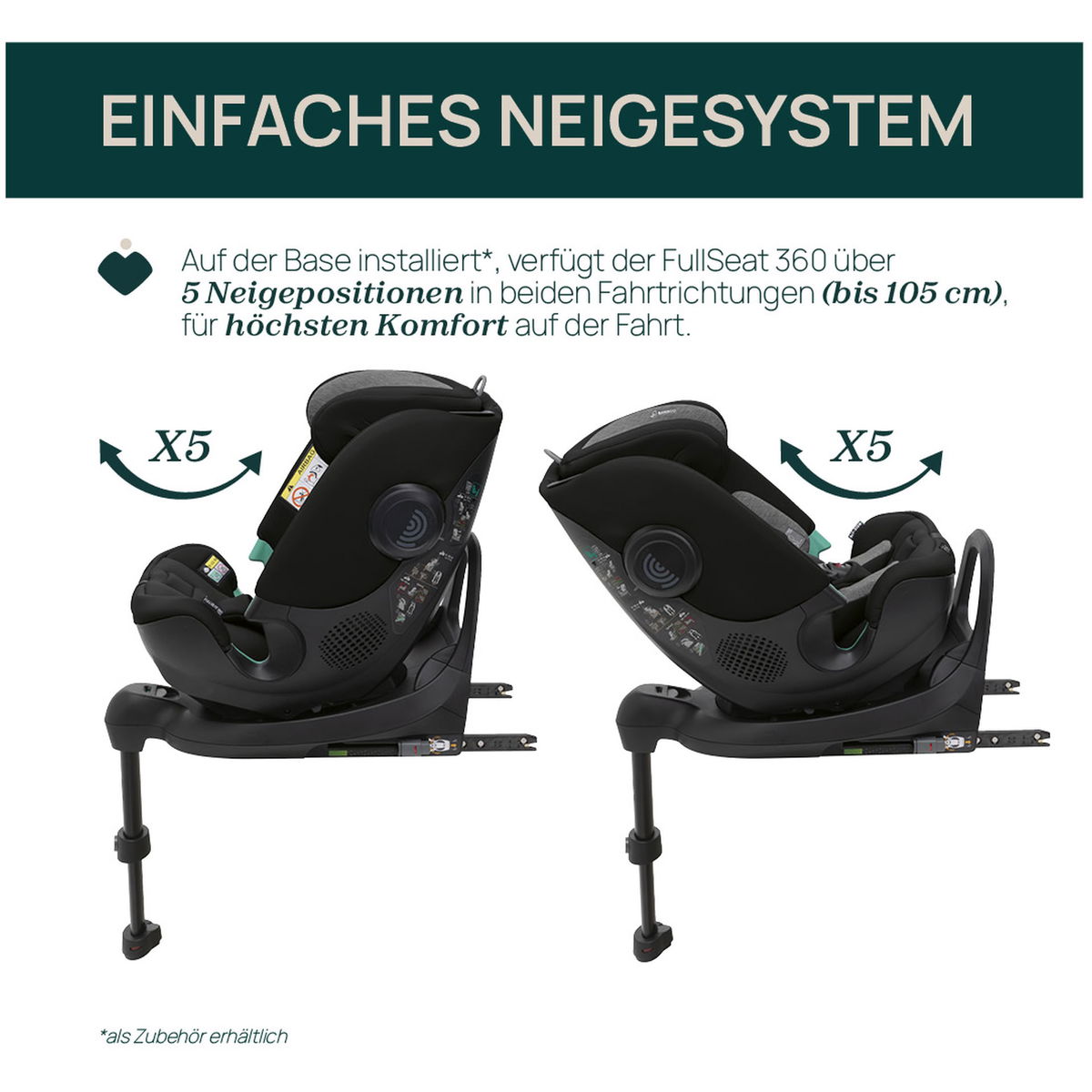 ChiccoChicco   FullSeat 360 i-Size ohne Basis black satin