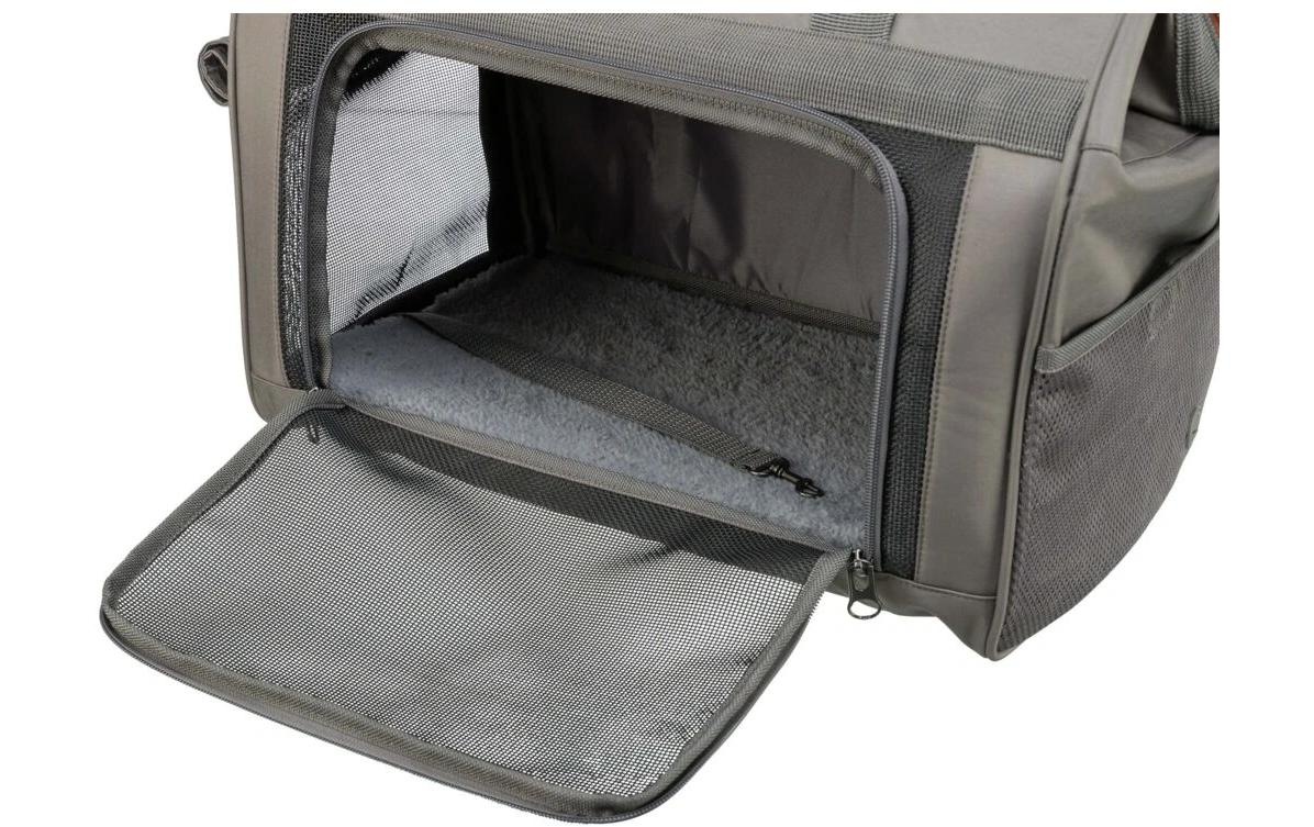 TRIXIE Tiertransporttasche »Finlay Grau« Metallverstärkung gewährleistet Formstabilität auch beim Öffnen