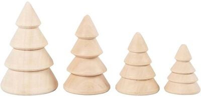 Creativ Company Hobbysett Juletrær 4-pack