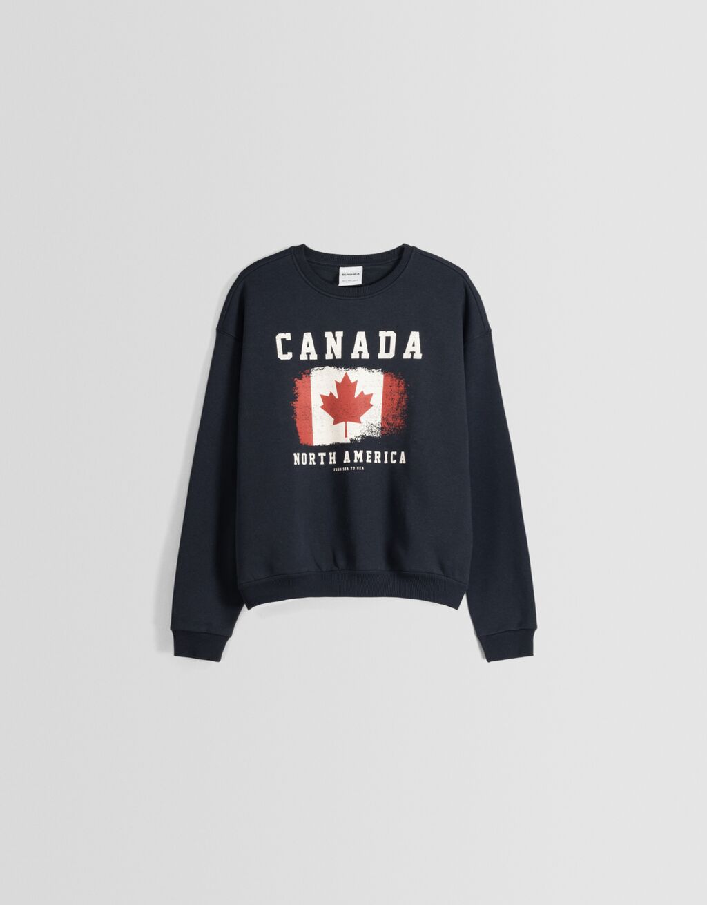Moletom estampado oversized