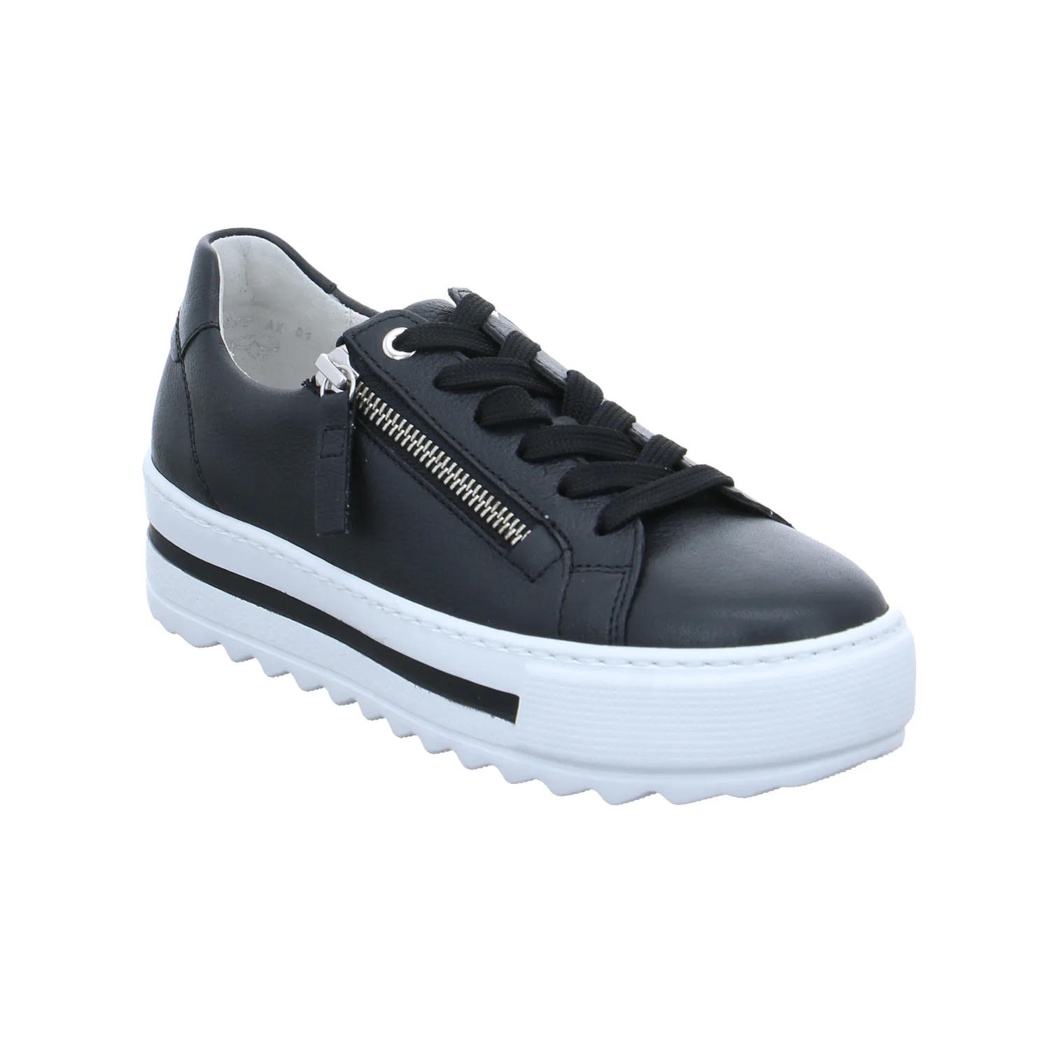 GABOR Sneaker Schwarz Leder  