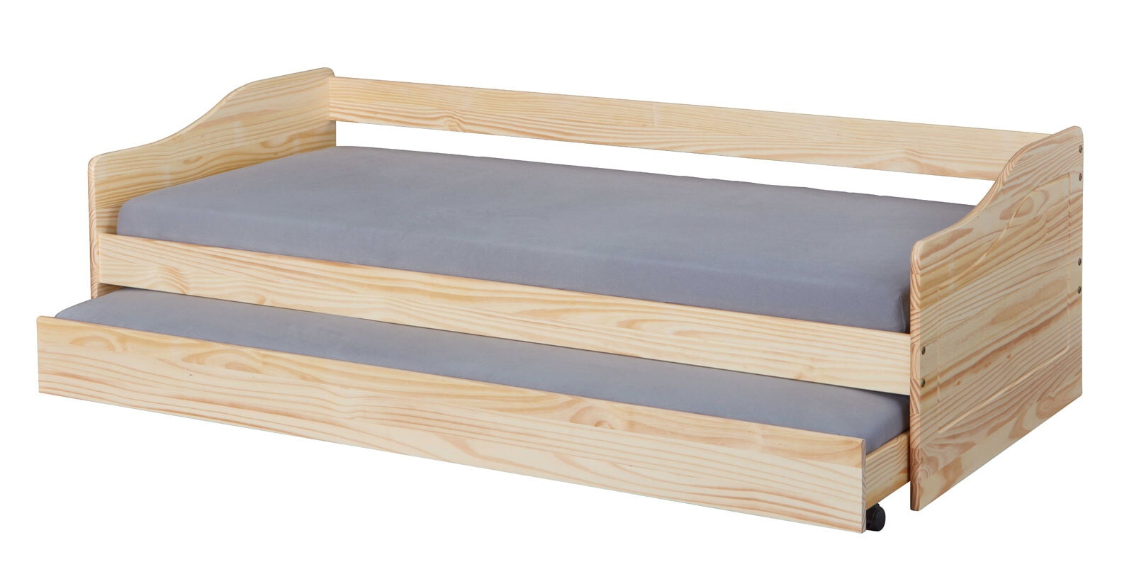 Stauraum-/Funktionsbett DAN 90 x 200 cm braun