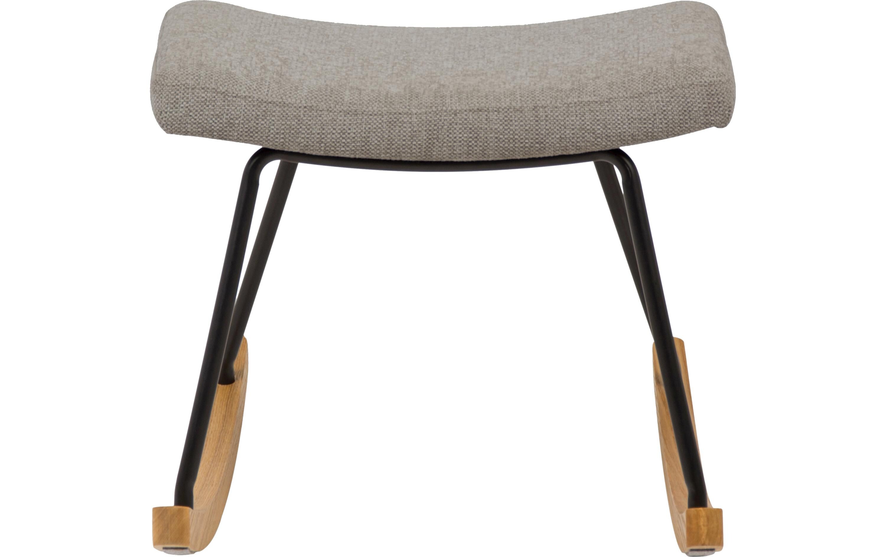 Hocker De Luxe Sand Grey<br>Perfekter Begleiter für Schaukelstuhl
