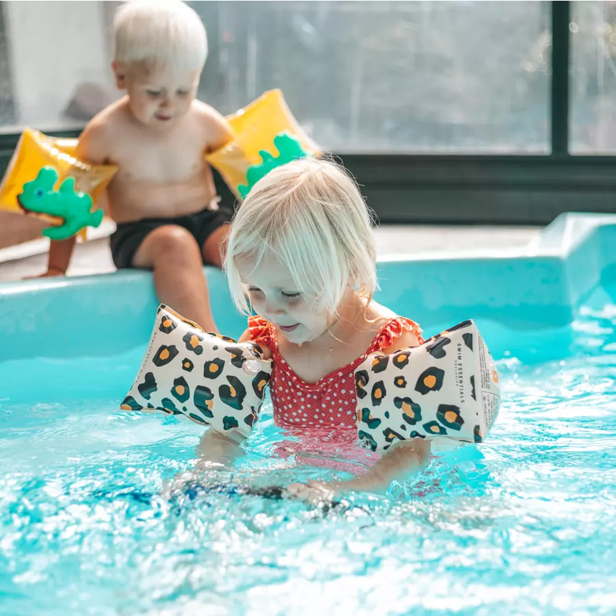 Swim Essentials Schwimmflügel Panther Beige (0-2 Jahre)
