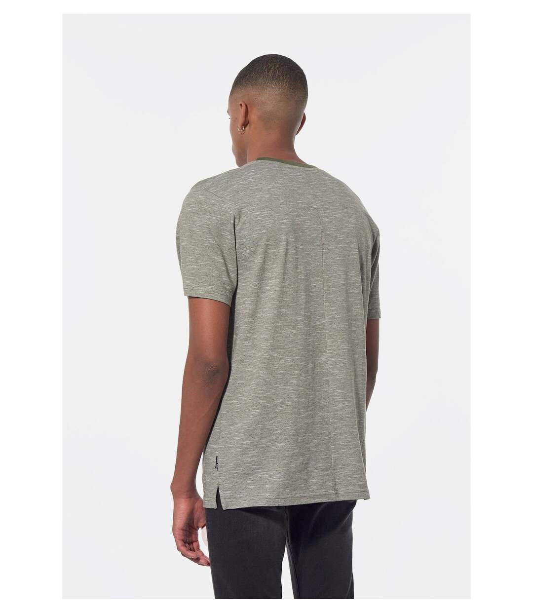 Tee shirt chiné coton bio  -  Kaporal - Homme