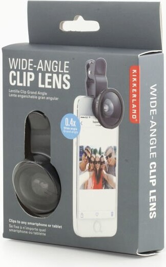 Kikkerland - Kamera Linse Til Smartphone - Wide Angle - 0,4X